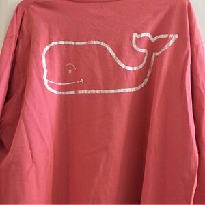 Vineyard Vines Coral Pocket Tee